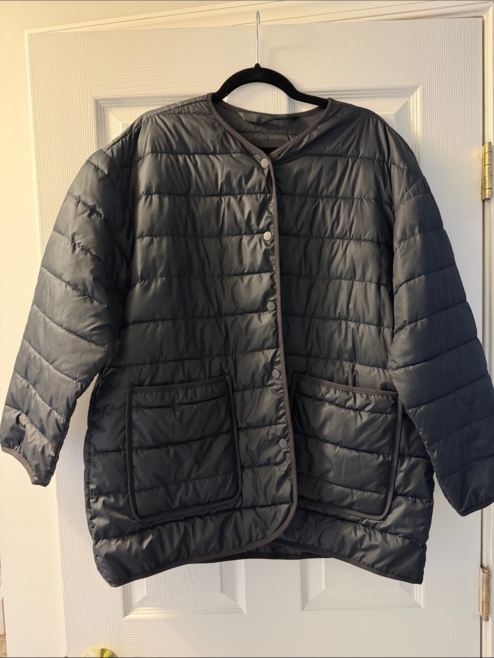 Women's Everlane Quilted Black Puffer Jacket